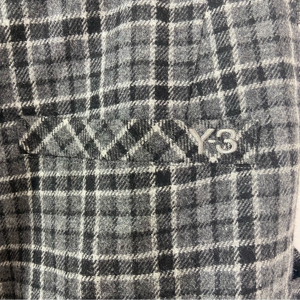 Men's Black Plaid Dress Pants - Classic Tailored Fit - Picture 4 of 12